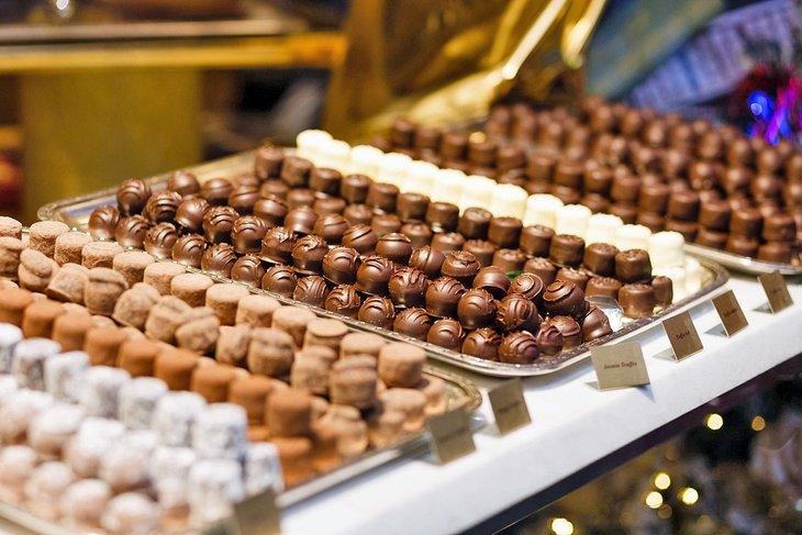 Magasin de chocolat à Zurich
