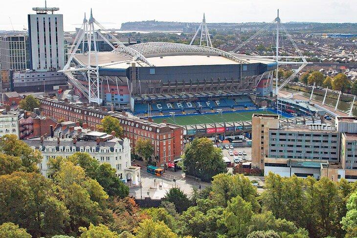 Stade Principality à Cardiff