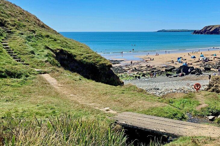 Sentier côtier de Pembrokeshire à Tenby