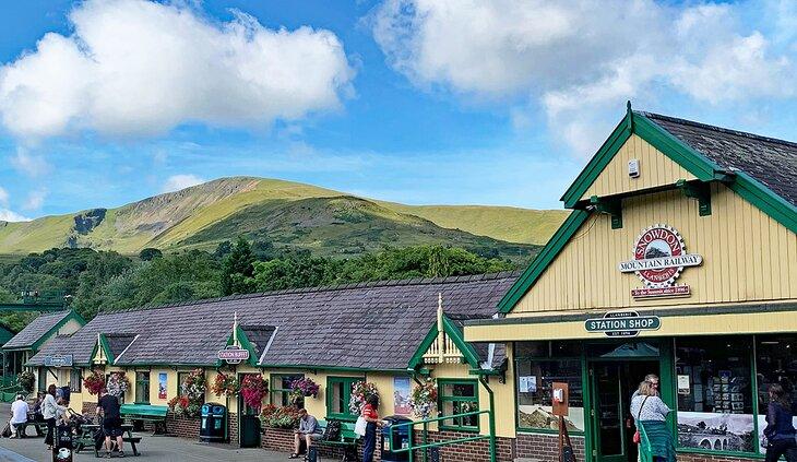 Gare dans le village de Llanberis