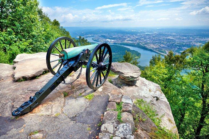 Vista de Chattanooga desde Lookout Mountain