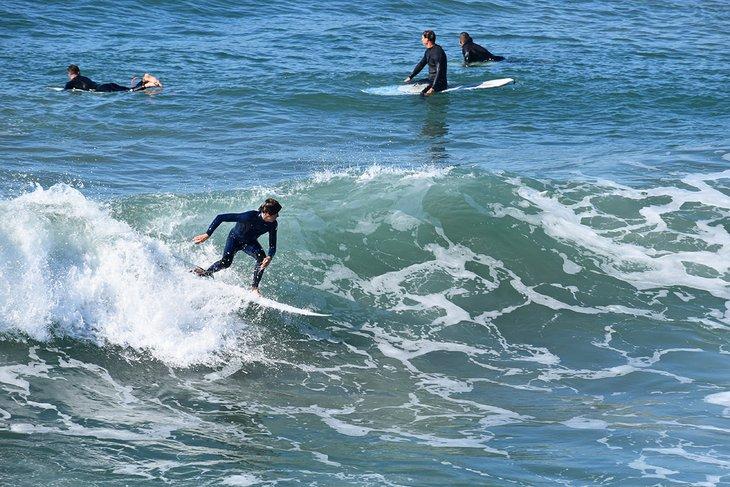 Surfen am Huntington Beach