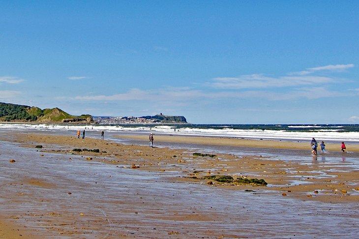 Strand in Cayton Bay