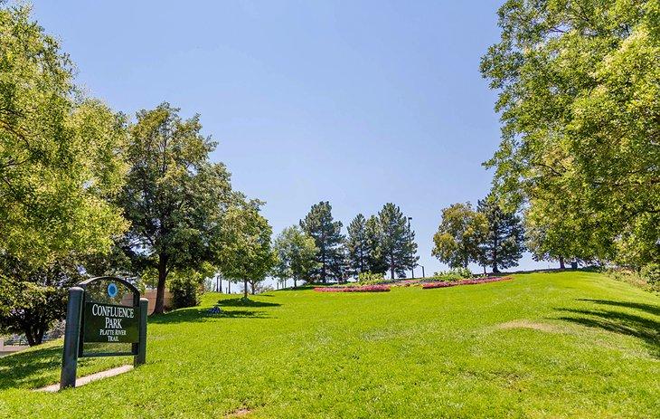 Confluence Park, punto de partida del Tramavía de Denver