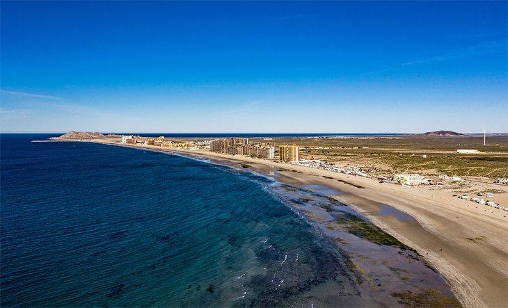 Luftaufnahme von Sandy Beach in Puerto Peñasco