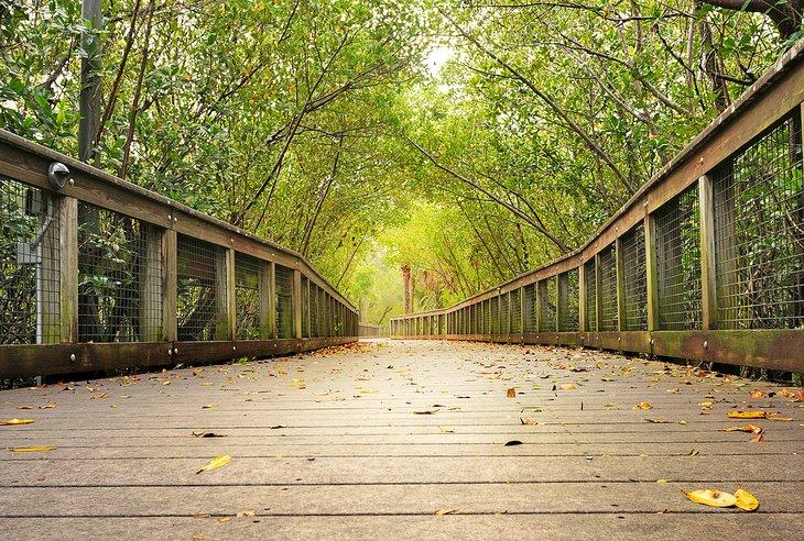 Riverwalk Boardwalk en Veterans Park en Port St Lucie