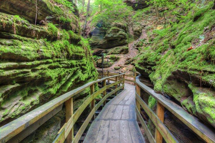 Witches Gulch in den Wisconsin Dells