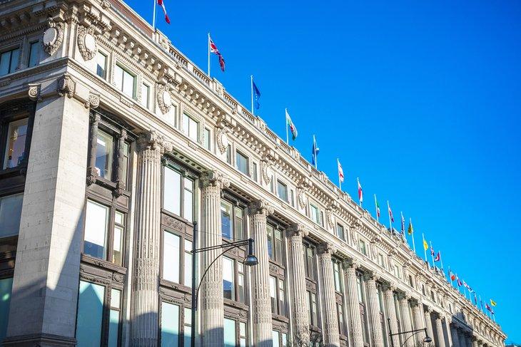 Tienda por departamentos Selfridges en Londres