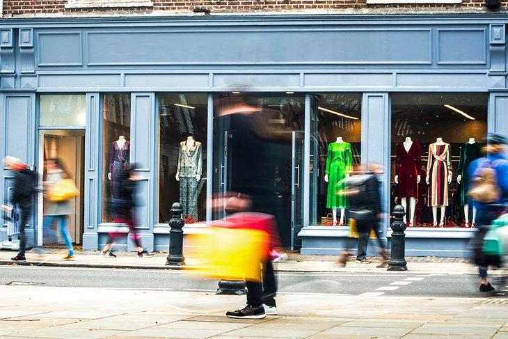 Compradores en King's Road