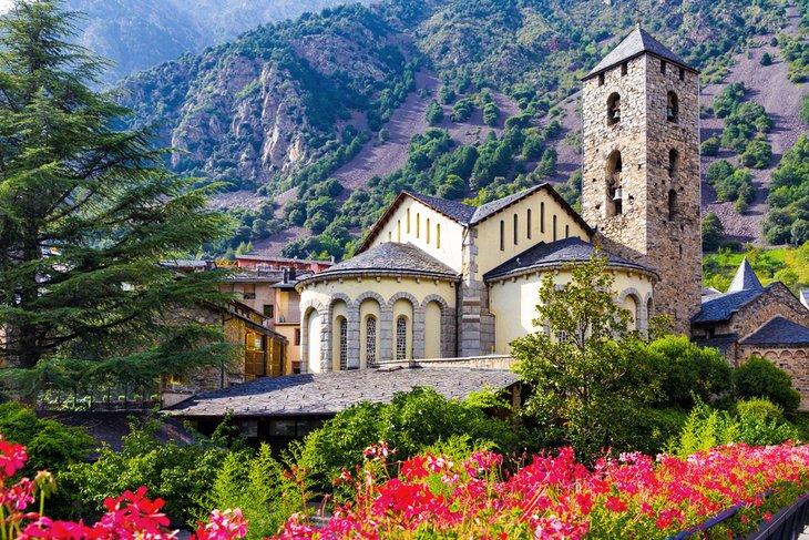 Iglesia de Sant Esteve ubicada en Andorra la Vella, Andorra