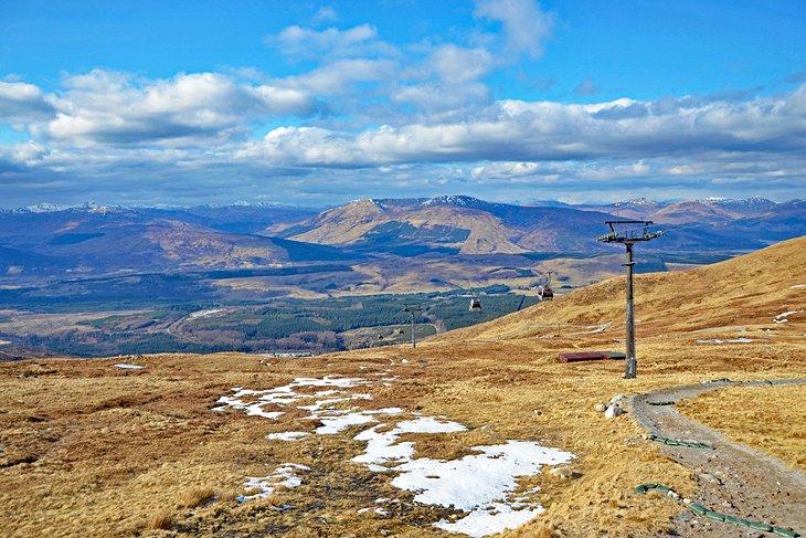 Gondel auf dem Aonach Mor