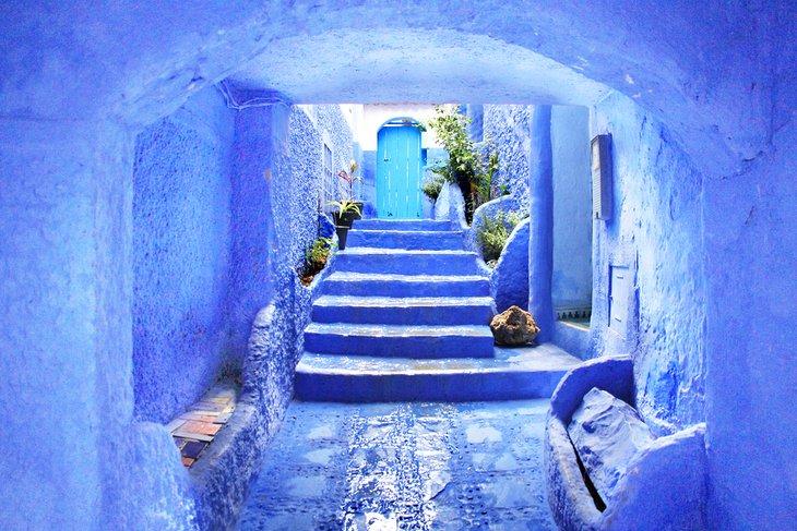 Callejón en Chefchaouen