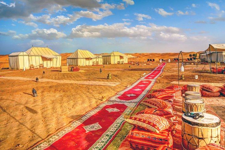 Campamento de lujo en Erg Chebbi