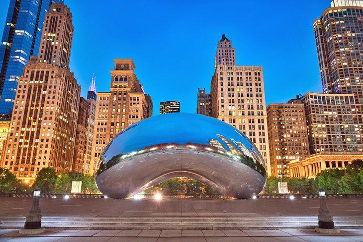Cloud Gate (The Bean) à Millennium Park