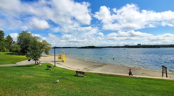 La playa en Bell Park