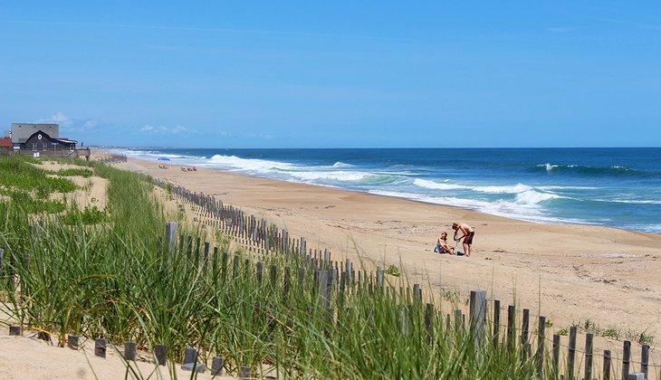 La playa en Kitty Hawk
