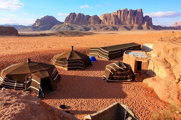 Zeltlager in Wadi Rum