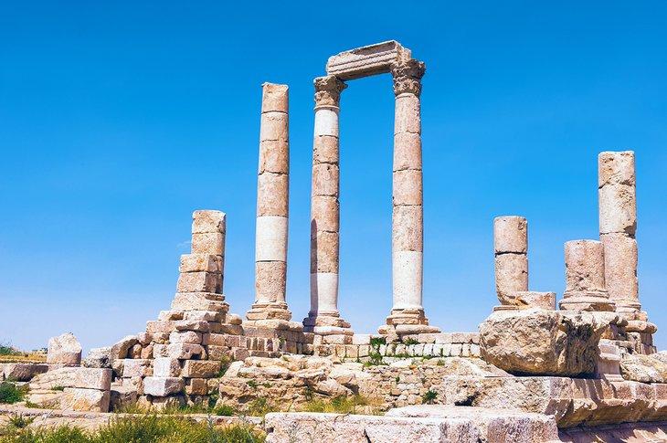 Tempel des Hercules in Amman
