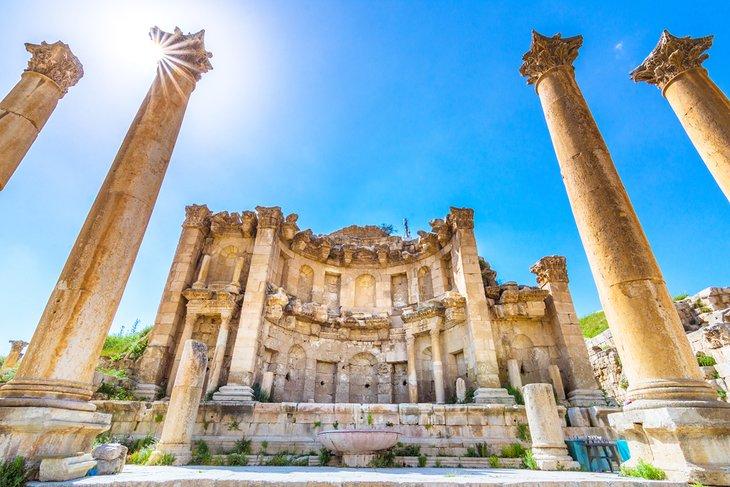 Römische Ruinen in Jerash