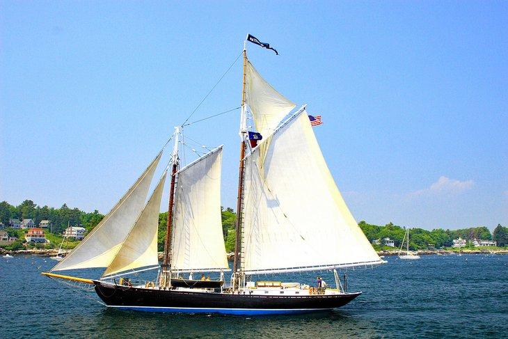 Windjammer à Boothbay Harbor, Maine