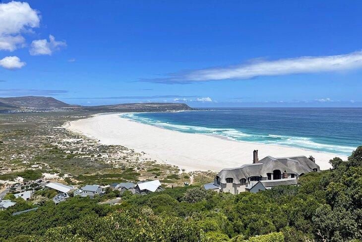 Vue de Noordhoek le long de la Chapman's Peak Drive