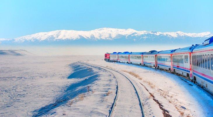 Escenario invernal en el Expreso Oriental