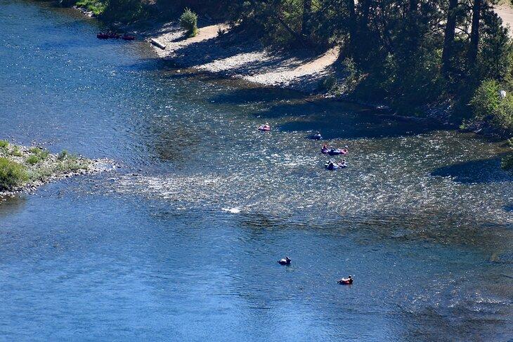 Tubing en el río Wenatchee