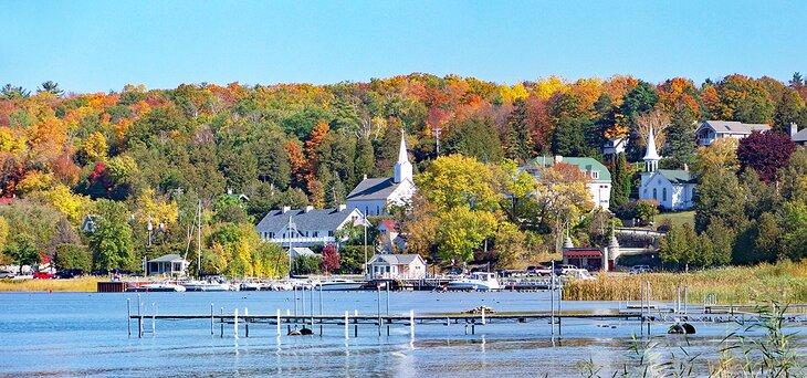 Colores de otoño en Door County, Wisconsin