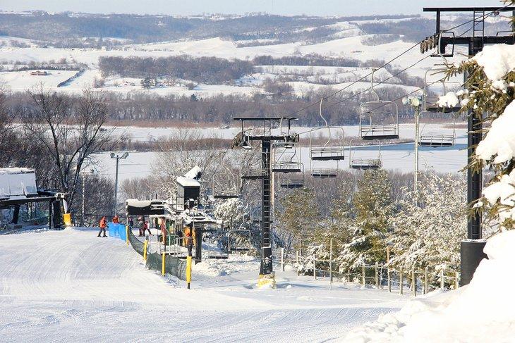 Estación de esquí Granite Peak en Wausau, Wisconsin