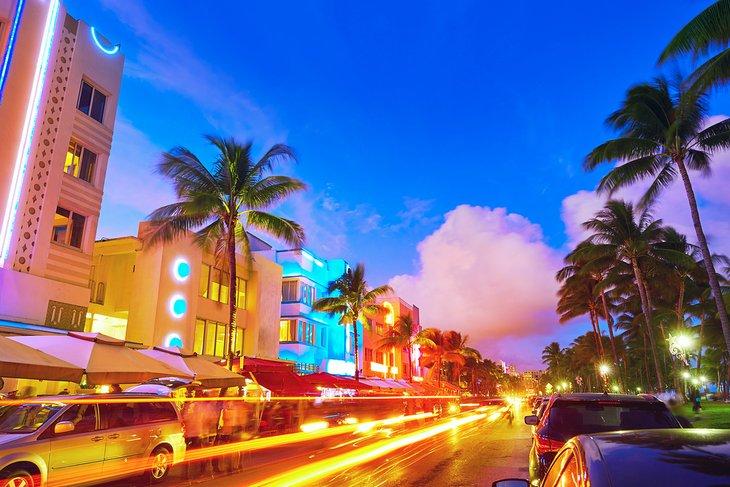 South Beach al atardecer