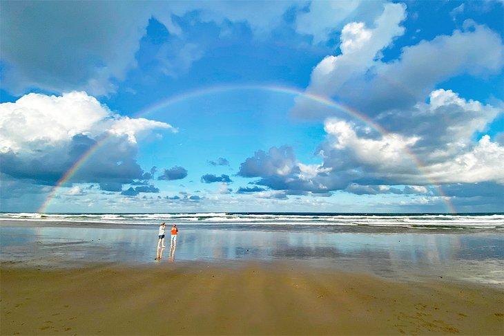 Arcoíris sobre Coolum Beach