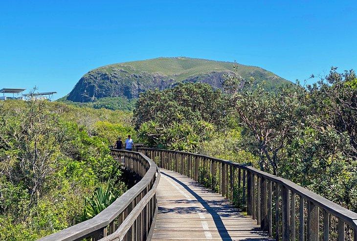 Vista del Monte Coolum desde The Boardwalk