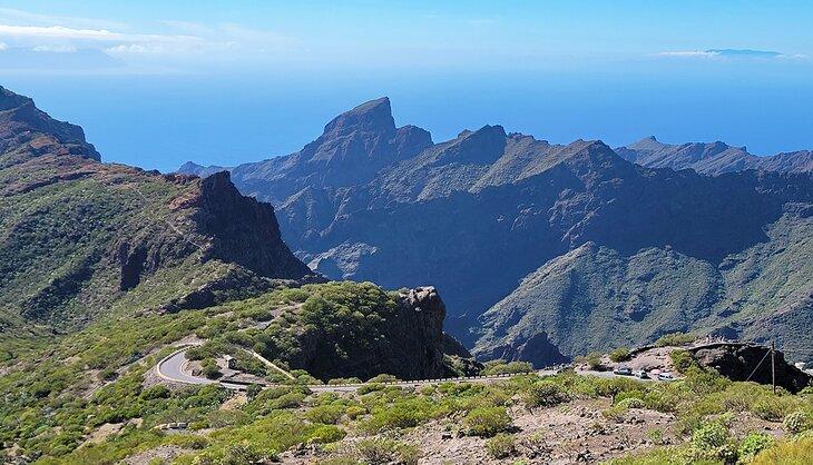 Paisaje a lo largo del trayecto a Masca