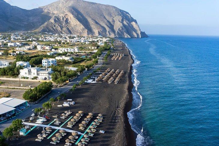 Playa de Perissa, Santorini