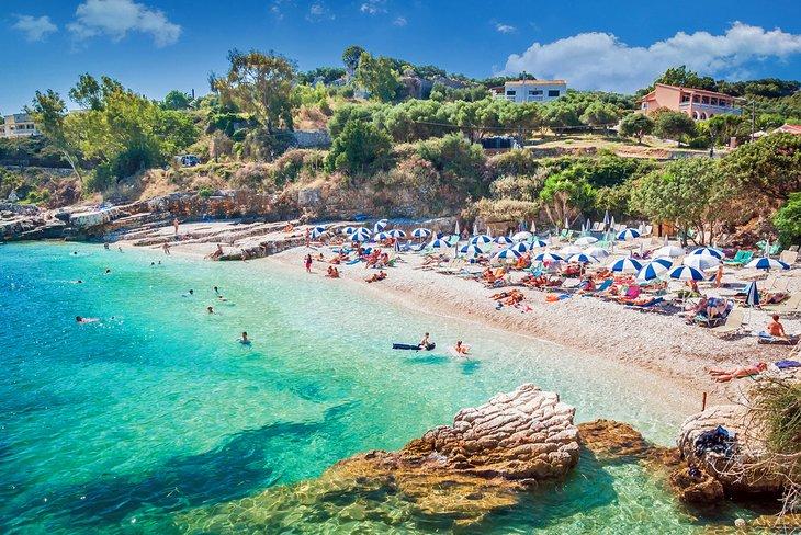 Playa de Bataria, Corfú