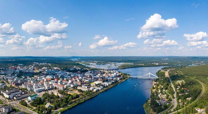 Vista aérea de Rovaniemi