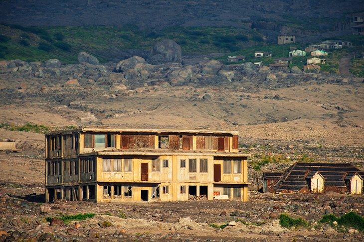 Bâtiments abandonnés dans la zone d'exclusion