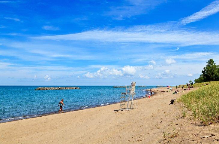 Playa en el Parque Estatal Presque Isle