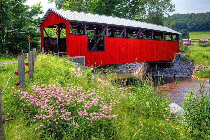 Puente Cubierto de Lairdsville en Pennsylvania