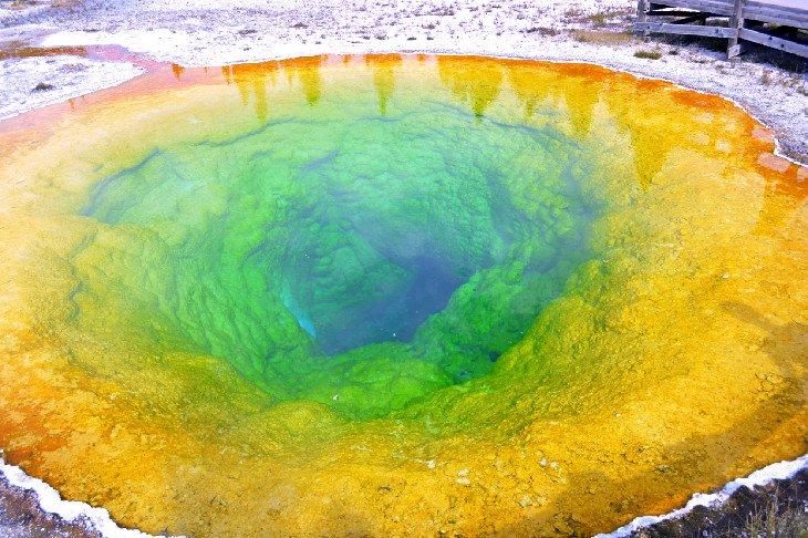 Morning Glory Pool en Yellowstone