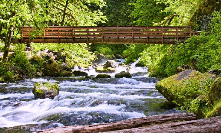 Puente en Ainsworth Hiking Trail