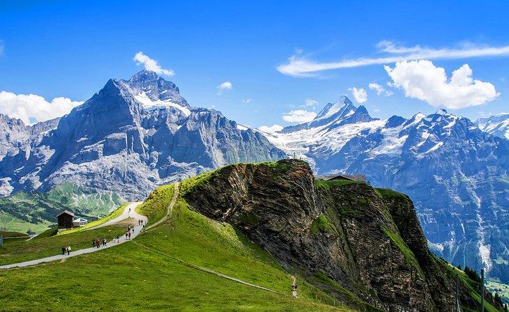 Jungfrau en los Alpes Suizos