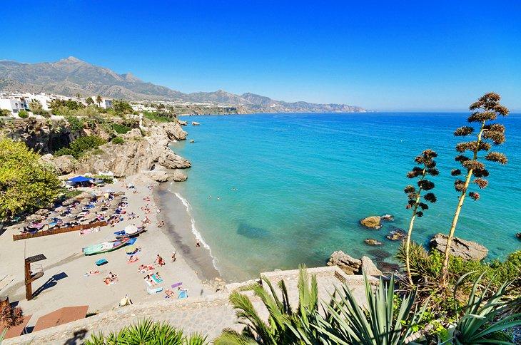 Hermosa playa en Nerja