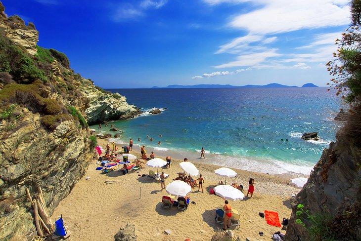 Las islas griegas de Skopelos y Skiathos