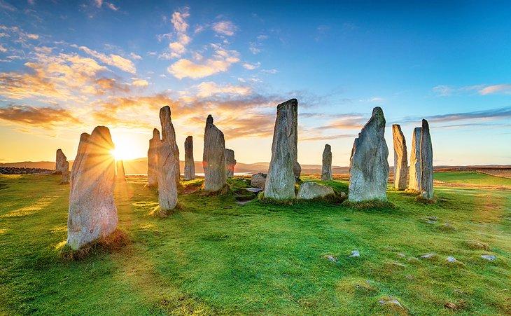 Círculo de piedras de Callanish en la Isla de Lewis
