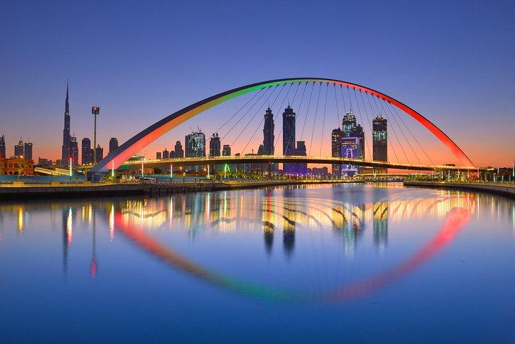 Lever de soleil à Dubaï