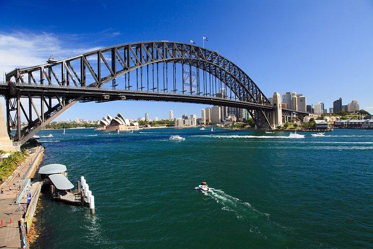 Aussicht auf die Sydney Harbour Bridge