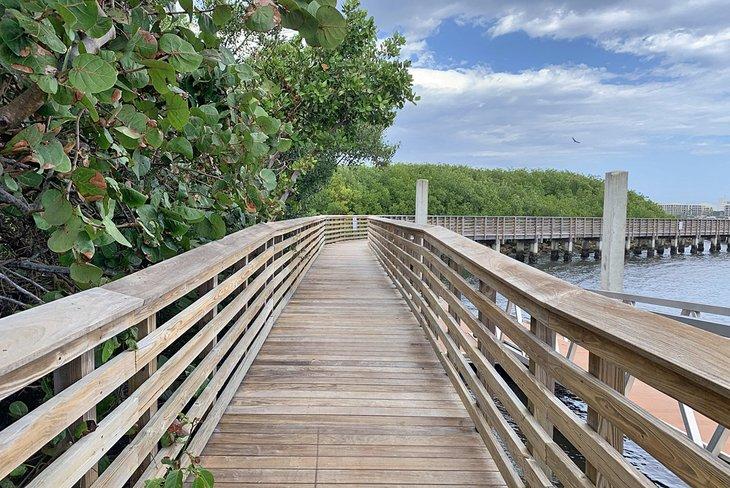 Der Holzsteg im Snook Islands Natural Area