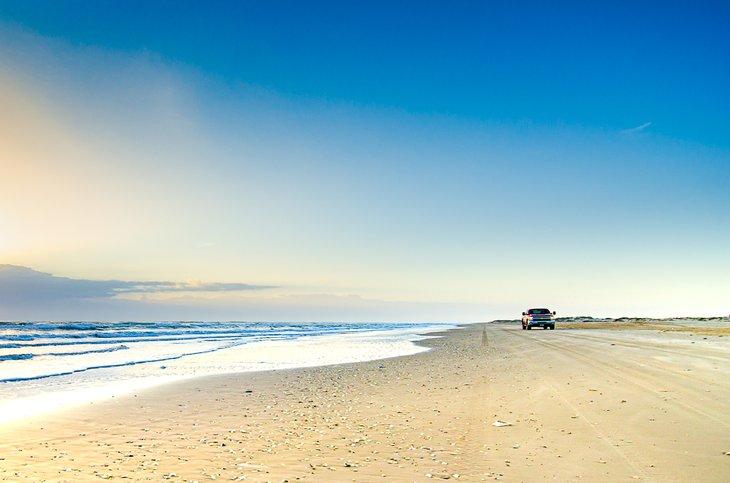 Fahren auf der Strandstraße