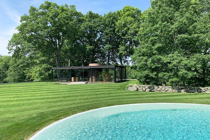 La Casa de Cristal en New Canaan